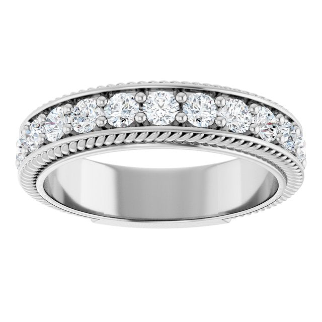 1 1/6 CTW Natural Diamond Anniversary Band