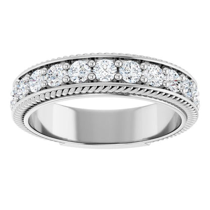 1 1/6 CTW Natural Diamond Anniversary Band