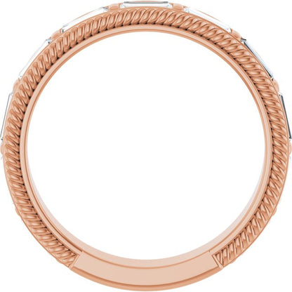 1 1/8 CTW Natural Diamond Anniversary Band