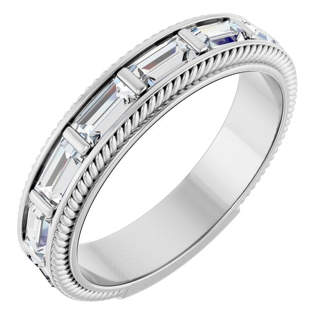 1 1/8 CTW Natural Diamond Anniversary Band