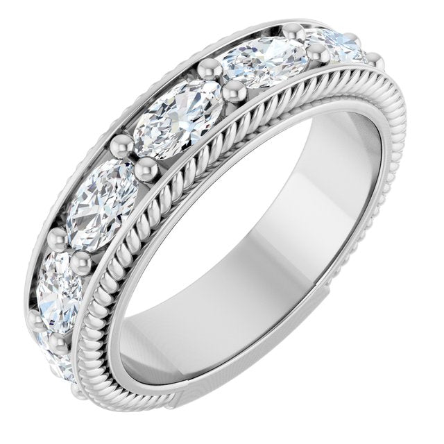 2 1/2 CTW Lab-Grown Diamond Anniversary Band