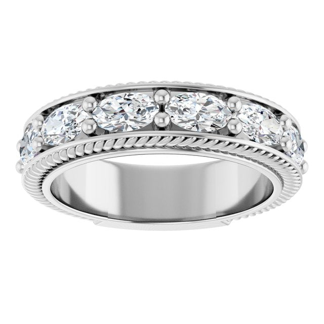 2 1/2 CTW Lab-Grown Diamond Anniversary Band