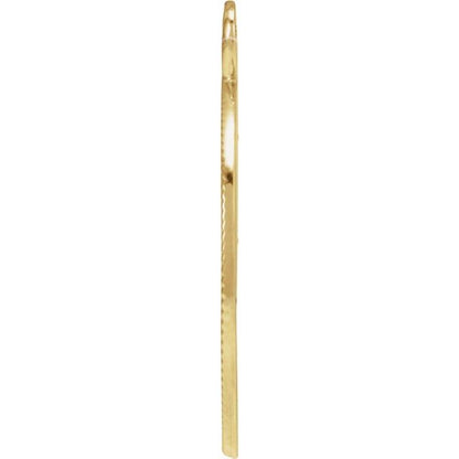 Engravable Starburst Dangle