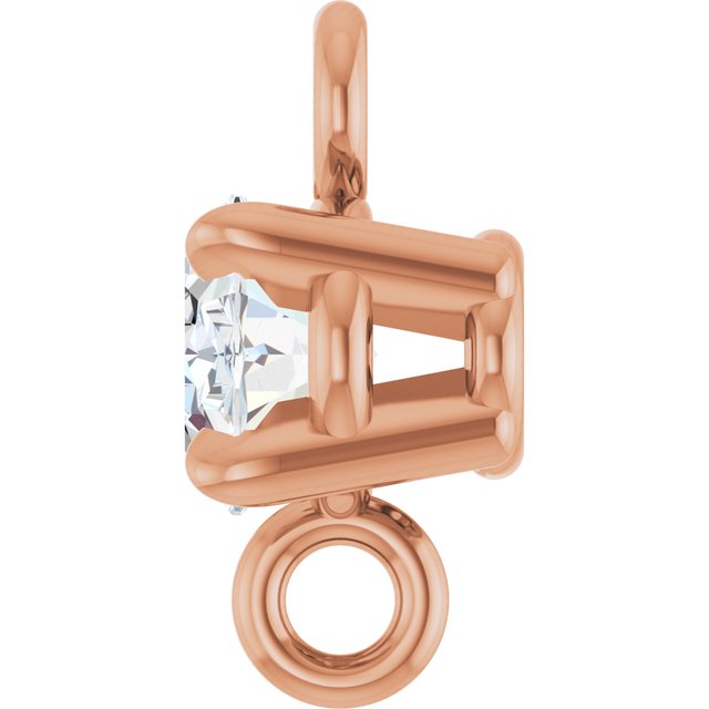 1/6 CT Natural Diamond 4-Prong Claw Link