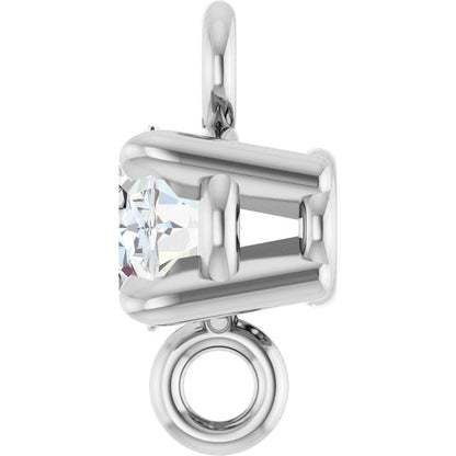 1/6 CT Natural Diamond 4-Prong Claw Link