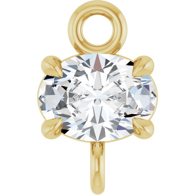 1/6 CT Lab-Grown Diamond 4-Prong Claw Link