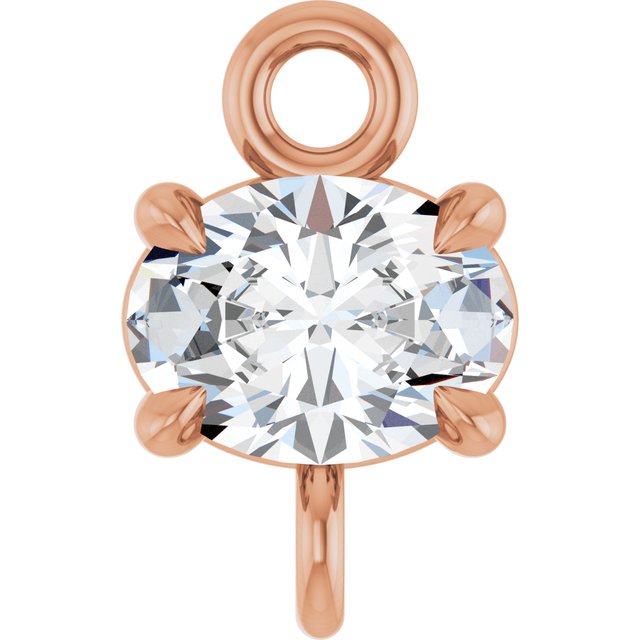 1/6 CT Natural Diamond 4-Prong Claw Link