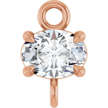 1/6 CT Natural Diamond 4-Prong Claw Link