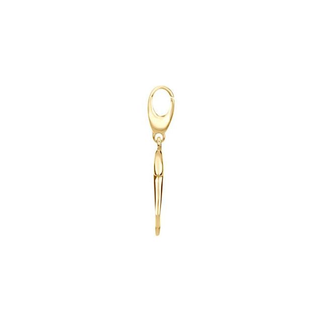 Dolphin Charm/Pendant, 17 x 17 mm