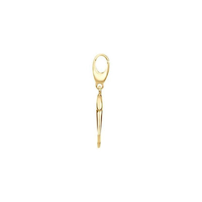 Dolphin Charm/Pendant, 17 x 17 mm