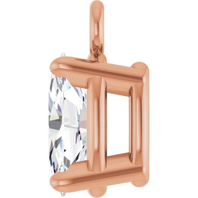 1/4 CTW Lab-Grown Diamond Dangle, 3.1 mm x 6.9 mm