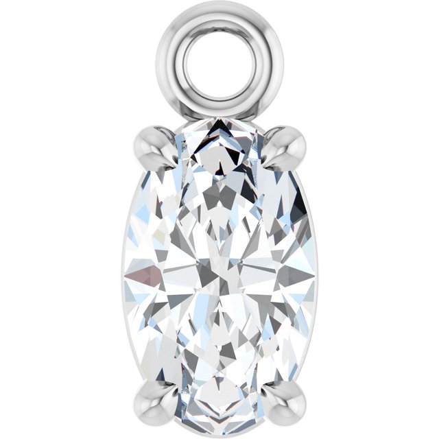 1/4 CTW Lab-Grown Diamond Dangle, 3.1 mm x 6.9 mm