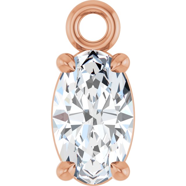 1/4 CTW Lab-Grown Diamond Dangle, 3.1 mm x 6.9 mm