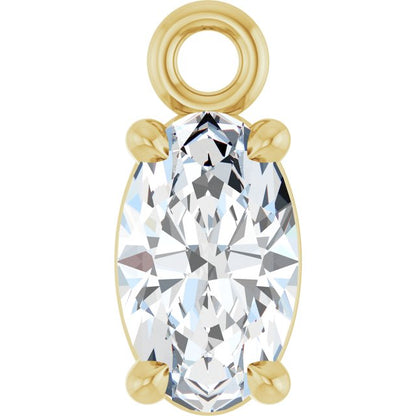 1/4 CTW Natural Diamond Dangle, 3.1 mm x 6.9 mm
