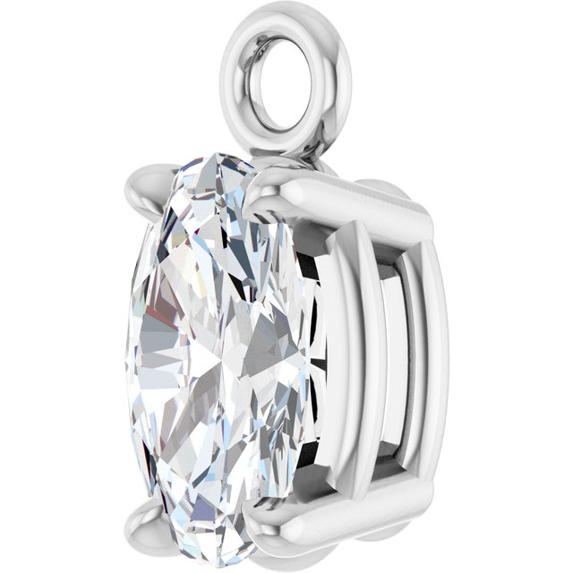 1/4 CTW Natural Diamond Dangle, 3.1 mm x 6.9 mm