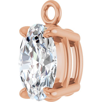 3/8 CTW Lab-Grown Diamond Dangle