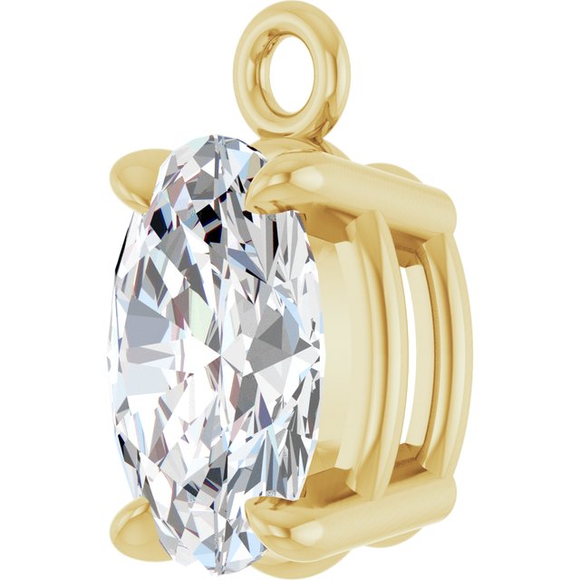 3/8 CTW Lab-Grown Diamond Dangle