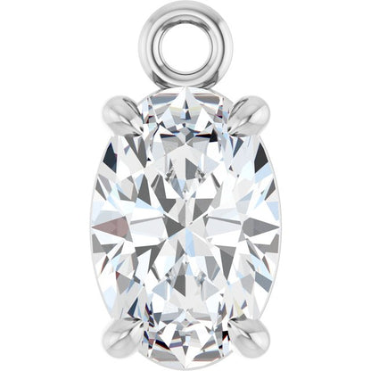 3/8 CTW Lab-Grown Diamond Dangle