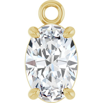 3/8 CTW Lab-Grown Diamond Dangle