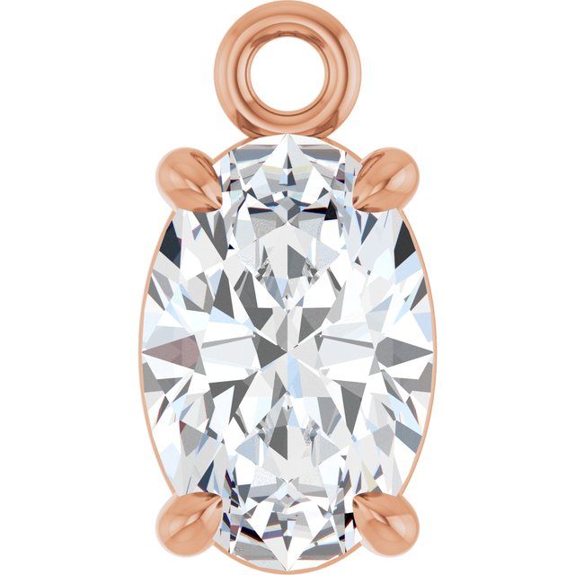 3/8 CTW Lab-Grown Diamond Dangle