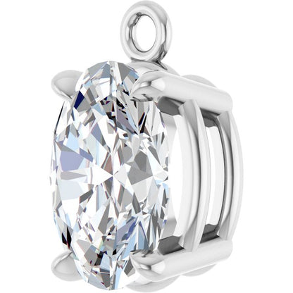 7/8 CTW Lab-Grown Diamond Dangle, 5.2 mm x 8.9 mm