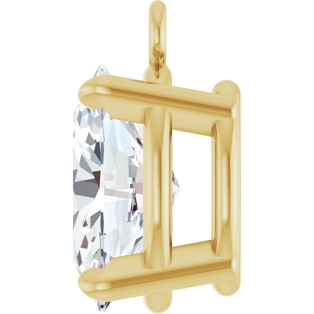 7/8 CTW Lab-Grown Diamond Dangle, 5.2 mm x 8.9 mm