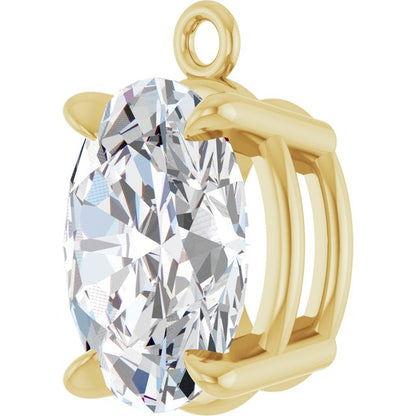 1 CTW Lab-Grown Diamond Dangle