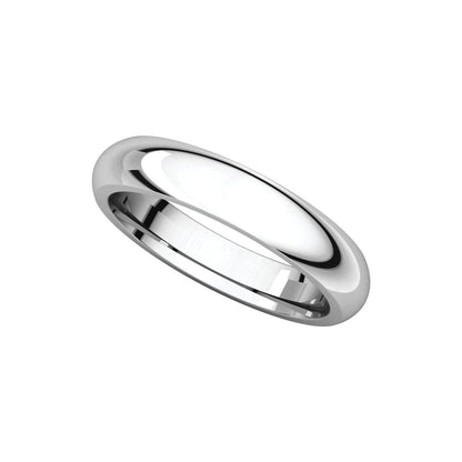 Comfort-Fit Half Round Band, 3.5 mm