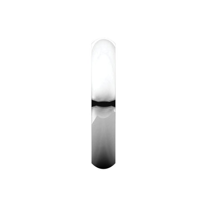 Comfort-Fit Half Round Band, 3.5 mm
