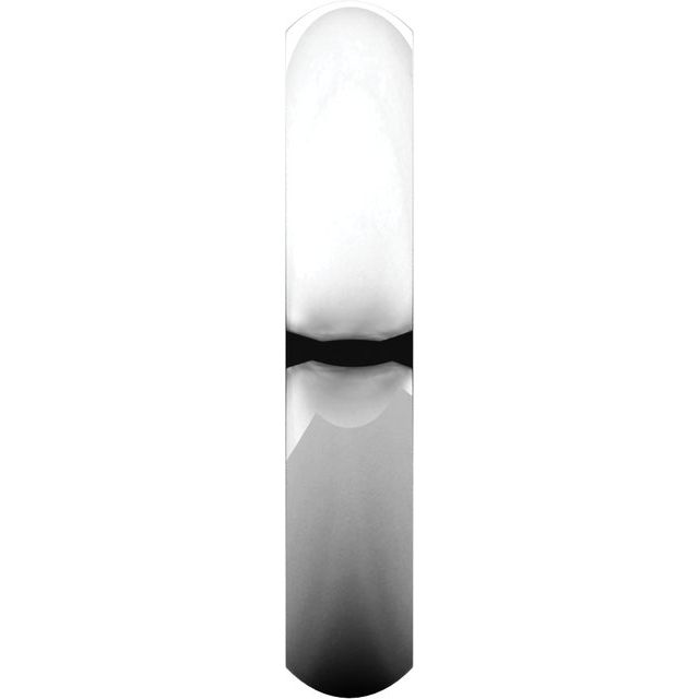Comfort-Fit Half Round Band, 3.5 mm