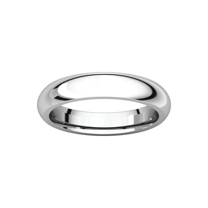 Comfort-Fit Half Round Band, 3.5 mm