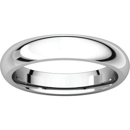 Comfort-Fit Half Round Band, 3.5 mm