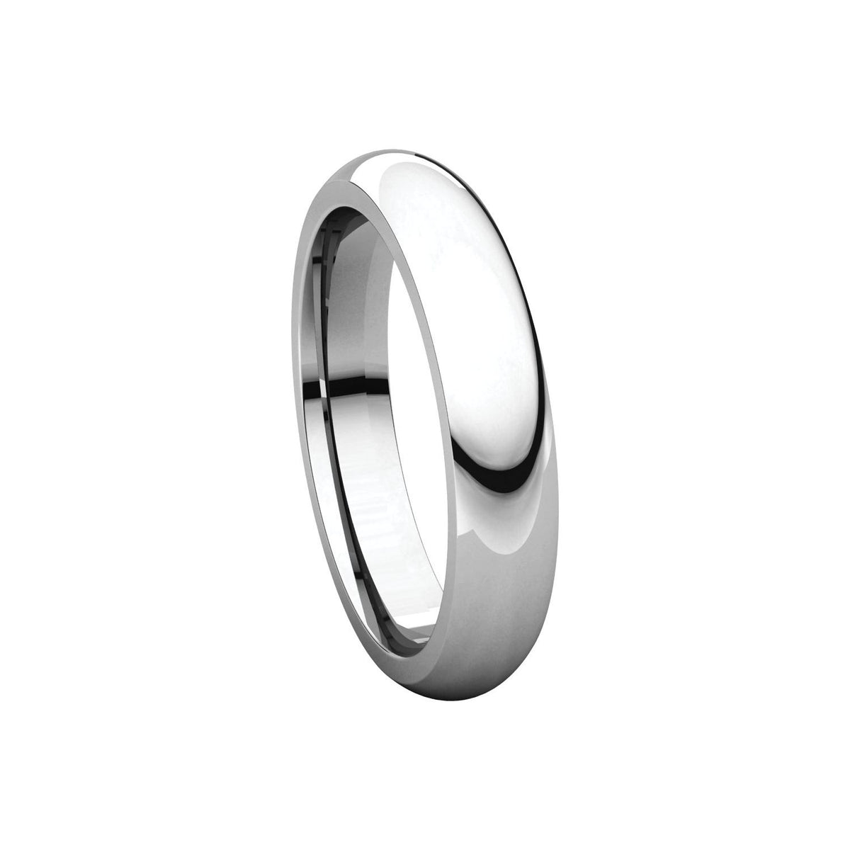 Comfort-Fit Half Round Band, 3.5 mm