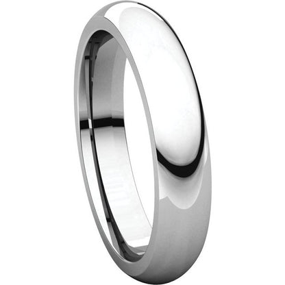Comfort-Fit Half Round Band, 3.5 mm