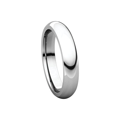 Comfort-Fit Half Round Band, 3.5 mm