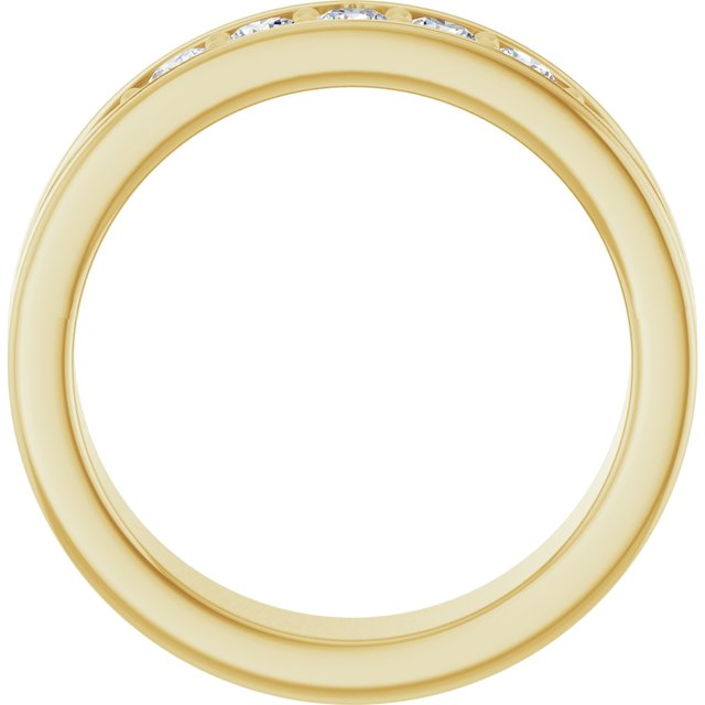 1/2 CTW Lab-Grown Diamond Band, 6.18 mm