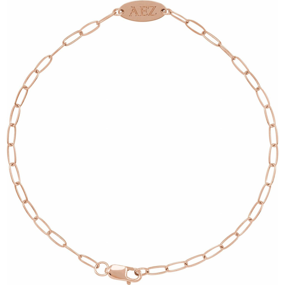 Engravable Oval 7" Bracelet