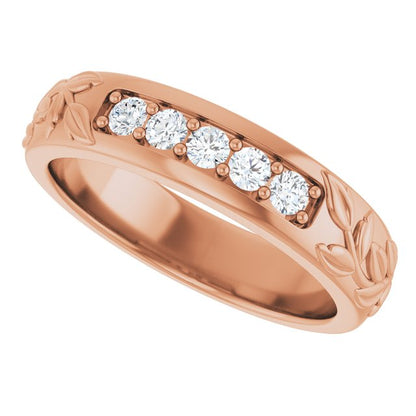 1/3 CTW Lab-Grown Diamond Band, 5.21 mm