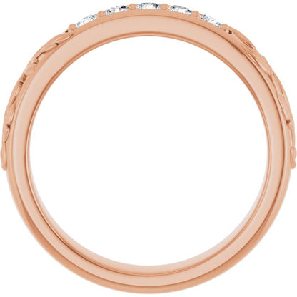1/3 CTW Natural Diamond Band, 5.21 mm