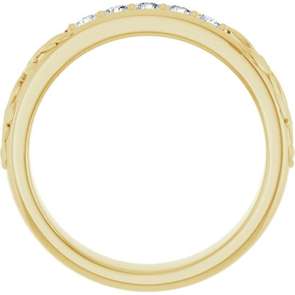 1/3 CTW Natural Diamond Band, 5.21 mm