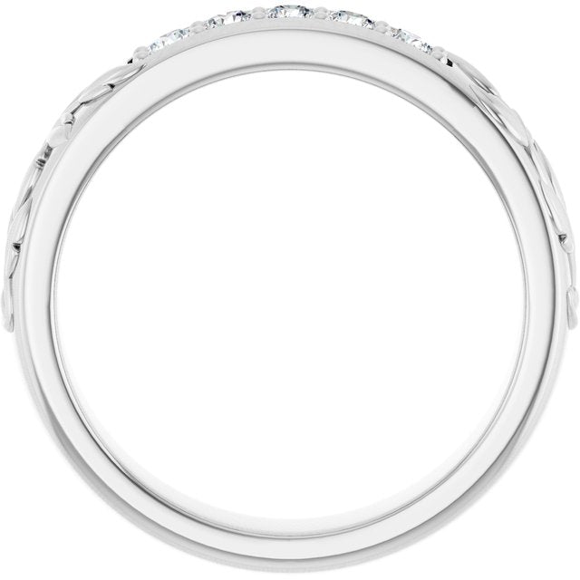 1/3 CTW Natural Diamond Band, 5.21 mm