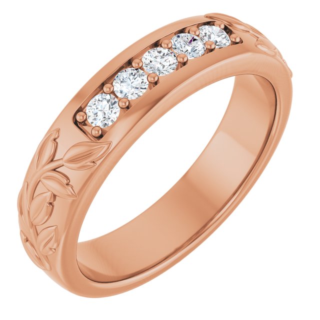 1/3 CTW Lab-Grown Diamond Band, 5.21 mm