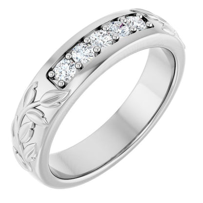 1/3 CTW Lab-Grown Diamond Band, 5.21 mm