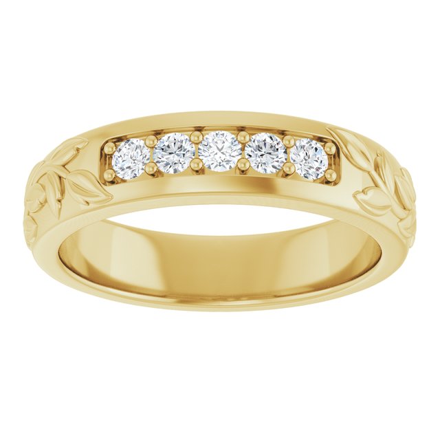 1/3 CTW Lab-Grown Diamond Band, 5.21 mm