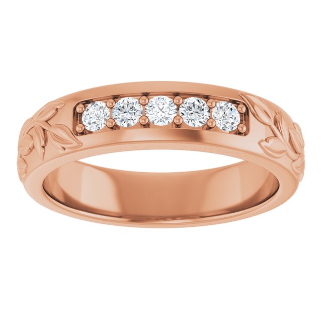 1/3 CTW Lab-Grown Diamond Band, 5.21 mm