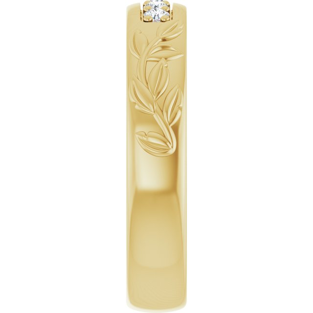 1/6 CTW Lab-Grown Diamond Band, 4.68 mm