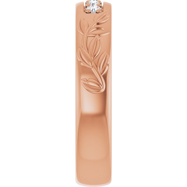 1/6 CTW Lab-Grown Diamond Band, 4.68 mm