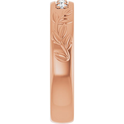 1/6 CTW Lab-Grown Diamond Band, 4.68 mm