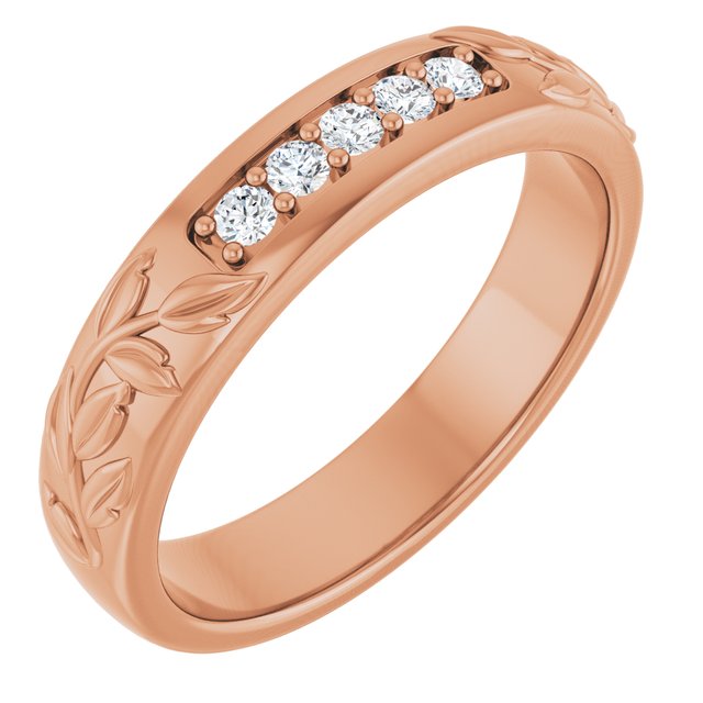 1/6 CTW Lab-Grown Diamond Band, 4.68 mm
