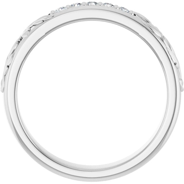 1/6 CTW Lab-Grown Diamond Band, 4.68 mm